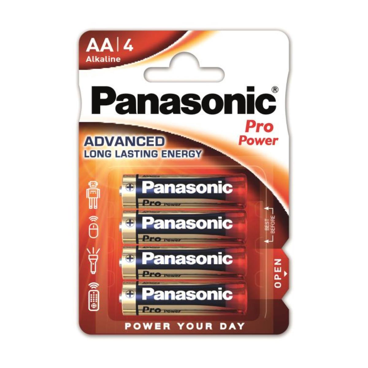 Panasonic AA-batterijen – 1,5V – blister 4 stuks